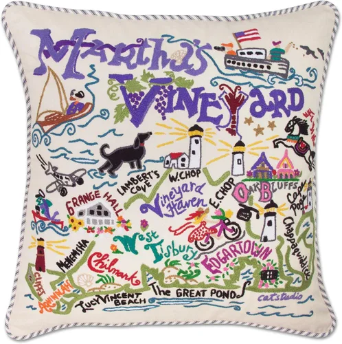 Miniatura 49 de Catstudio Almohada decorativa bordada a mano de Texas