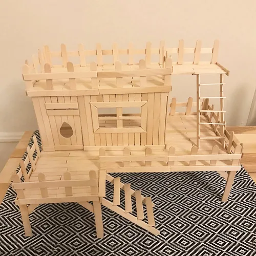 Miniatura 6 de 500 palitos de paletas de 7.87 pulgadas, palitos de helado, palitos de manualidades jumbo, palos de madera natural de alta calidad, ideales