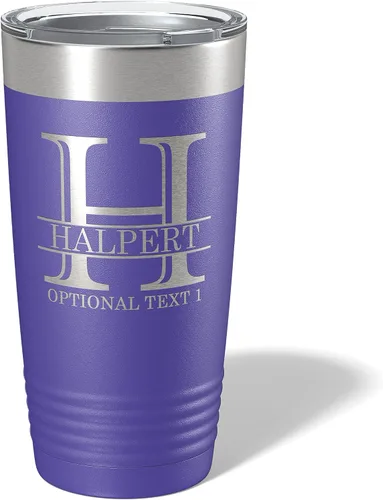 Miniatura 12 de Vaso personalizado de acero inoxidable aislado con tapa de 30 onzas (17 colores) con recubrimiento en polvo, grabado personalizado, idea de regalo