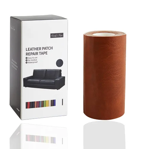 Miniatura 11 de Cindy's Tape Cinta de cuero adhesiva impermeable para reparaciones de 3 x 60 pulgadas para sofás, asientos de automóvil, bolsas, muebles, asiento