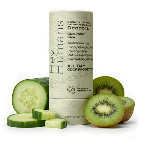 Miniatura 26 de Hey Humans Desodorante, desodorante sin aluminio para mujeres y hombres, contiene ingredientes de origen natural, control de olores todo el día