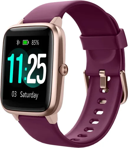 Reloj Fitness Tracker Relojes Fitness para Hombres Mujeres (Hacer/Atender Llamadas), Reloj Inteligente de 1.85" para iPhone/Teléfonos Android,