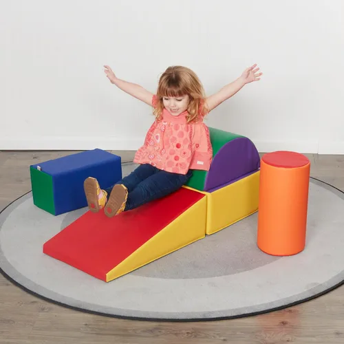 Miniatura 11 de ECR4Kids SoftZone - Juego de trepar y gatear, bloques de construcción, surtido, 5 piezas