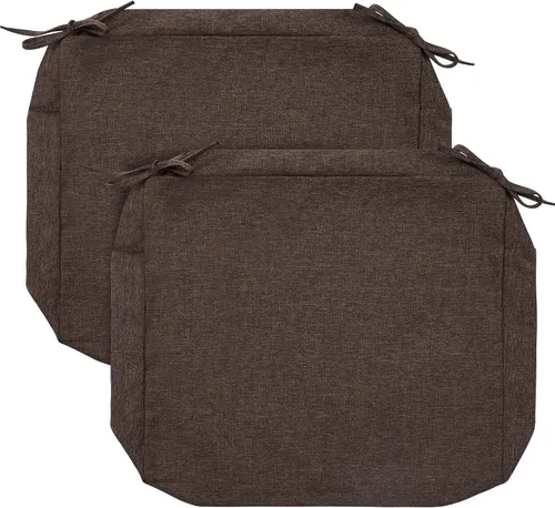 Miniatura 52 de FUNHOME Fundas de Cojín para Sillas de Exterior, Paquete de 2, ¡Sin Relleno! Fundas de Cojín de Repuesto para Patio 20" x 18" x 4", Resistentes al