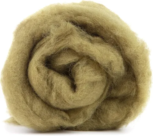 Miniatura 18 de Desert Breeze Distributing Lana maorí cardada de lana, 100% lana natural de Nueva Zelanda fabricada por DHG en Italia para fieltro de aguja, 3.5