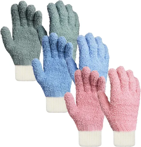 Miniatura 13 de MIG4U Guantes de limpieza de microfibra para el hogar, guantes para limpiar persianas, ventanas, contraventanas, muebles y coche, reutilizables, sin