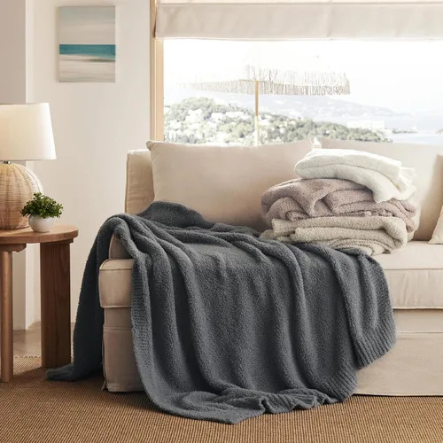 Miniatura 7 de Bedsure Manta Decorativa de Otoño para Sofá - Súper Suave, Acogedora y Cálida Manta de Punto Esponjosa, Transpirable, GentleSoft, Ligera para Cama
