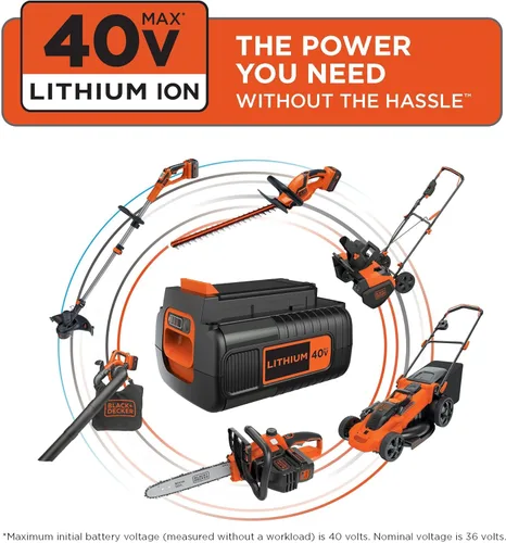 Miniatura 5 de Batería de ion de litio 40 V MAX, de Black & Decker