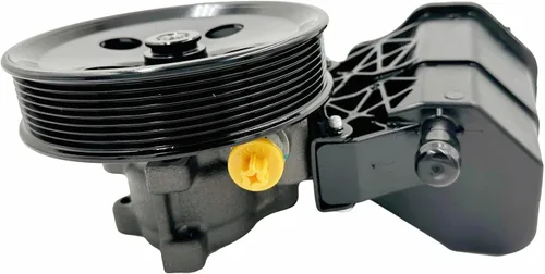 Bomba de dirección asistida con conjunto de depósito de polea compatible con Dodge Ram 2500 3500 2003-2007