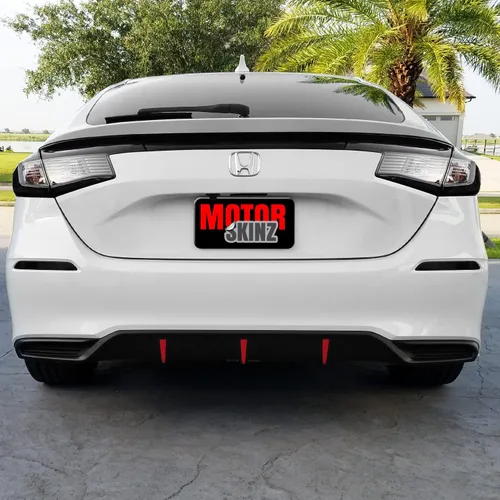 Miniatura 6 de SlickMod Protector de vinilo para luces traseras, precortado, tinte ahumado, para Honda Civic Hatchback 2022-2023