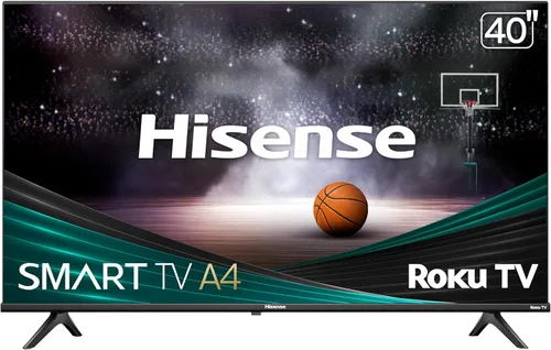 Hisense Smart Roku TV de 40 pulgadas Serie A4 FHD 1080p con compatibilidad Alexa (40A4NR) - Dolby Audio, diseño de bisel delgado, Asistente de Google