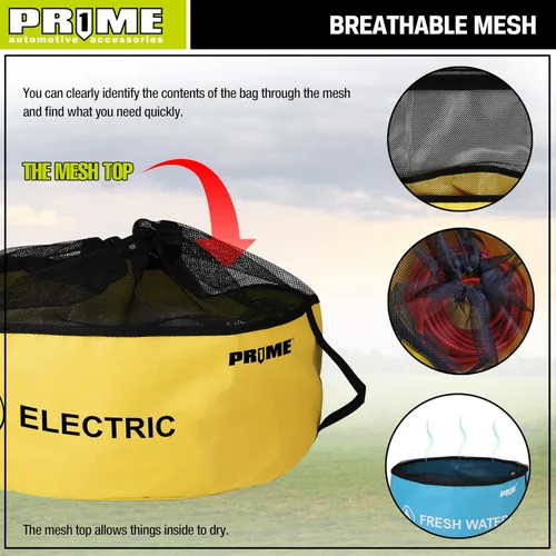 Miniatura 6 de PR1ME - Paquete de 4 bolsas impermeables para manguera de caravana, bolsa de utilidad para manguera de alcantarillado, accesorios de cámper
