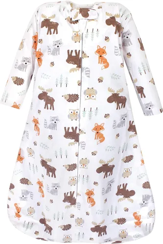 Miniatura 23 de Hudson Baby Saco de dormir unisex de algodón de manga larga para bebé Bosque