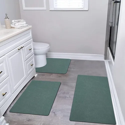 Miniatura 11 de Tierra de Diatomeas Tapete de Baño Alfombras de Baño Súper Absorbente Secado Rápido Antideslizante Tapete de Baño Delgado Tapetes de Piso de Baño