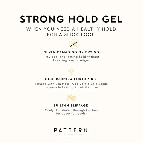 Miniatura 7 de PATTERN Beauty de Tracee Ellis Ross Mini Gel de Agarre Fuerte para el Cabello 85 g / 3 oz