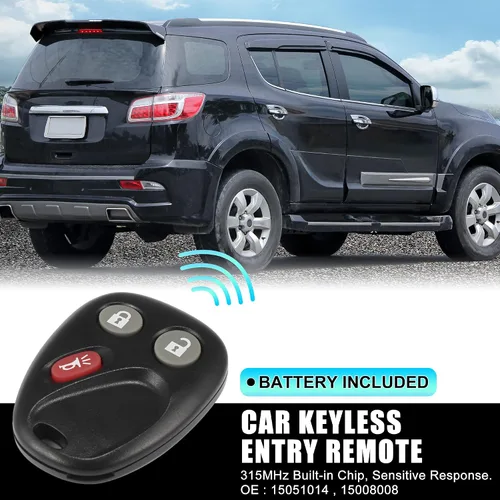 Miniatura 2 de X AUTOHAUX 315MHz MYT3X6898B - Llavero remoto de repuesto para Chevy Trailblazer para GMC Envoy 2002-2007 para Isuzu Ascender 2003-2008 para Buick