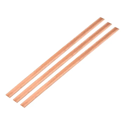 Miniatura 29 de MECCANIXITY 1 barra plana de cobre de 12 x 1 pulgada, barra de cobre de 1/4 pulgadas de grosor para proyectos arquitectónicos de sistemas de puesta