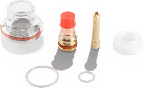 Taza de vidrio de la antorcha, accesorios de la antorcha de soldadura, lente de gas, resistencia fuerte estabilidad resistencia a altas temperaturas