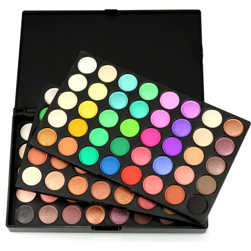 Miniatura 3 de Ochine Paleta de sombras de ojos de 120 colores, sombra de ojos de maquillaje profesional de alta pigmentación, paleta de sombra de ojos mate