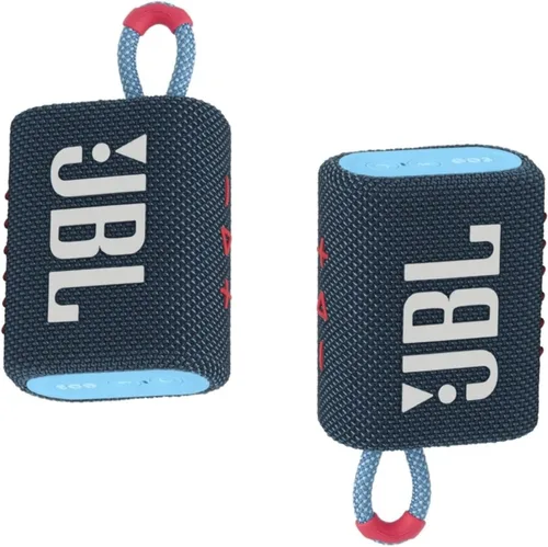 Miniatura 5 de JBL Go 3 Altavoz Bluetooth Portátil Inalámbrico Impermeable IP67 a Prueba de Polvo para Exteriores (Azul Rosa)