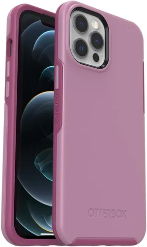 OtterBox Symmetry Series - Funda para iPhone 12 Pro Max, diseño de pastel POP (orquídea/rosa), color rosa 2-Rosa