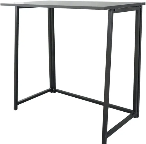 Miniatura 6 de Escritorio plegable, mesa de computadora de montaje simple, escritorio de oficina en casa plegable simple que ahorra espacio para habitación