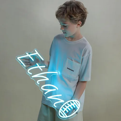 Letreros de neón personalizados, letrero de neón LED personalizable para decoración de pared, letrero de nombre de neón personalizado para regalos