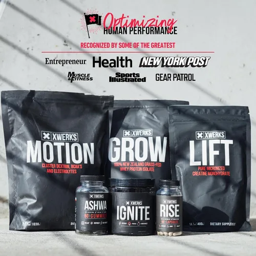 Miniatura 10 de Xwerks Grow Whey Protein en polvo, 0.88 oz de proteína aislada pura de vacas alimentadas con pasto de Nueva Zelanda, construye fuerza y acelera