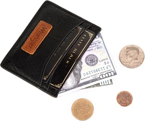 Miniatura 3 de Montana West X Wrangler - Tarjetero para mujer, con bloqueo RFID, llavero con ventana de identificación y bolsillo con cremallera para monedas