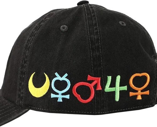 Miniatura 5 de Bioworld Sailor Moon - Emblemas bordados con diseño de pigmento, sombrero ajustable