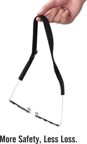 Miniatura 4 de MoKo Retenedor de lentes de neopreno (paquete de 2) de ajuste universal, retenedor de lentes de sol deportivos sin cola, correa de gafas de sol
