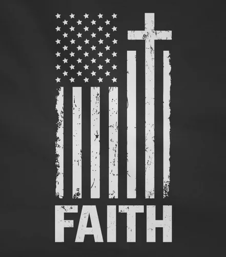 Miniatura 2 de Tstars Faith American Flag - Sudadera patriótica con capucha para mujer del 4 de julio