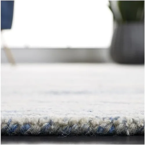Miniatura 5 de SAFAVIEH Metro Collection - Alfombra decorativa de 2 x 3 pies, azul y marfil, diseño transicional, ideal para áreas de alto tráfico en pasillo, baño