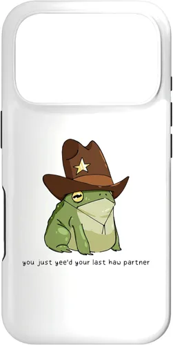 Miniatura 30 de Funny You Just Yee'd Your Last Haw Partner Cowboy Frog Meme - Funda para iPhone 17