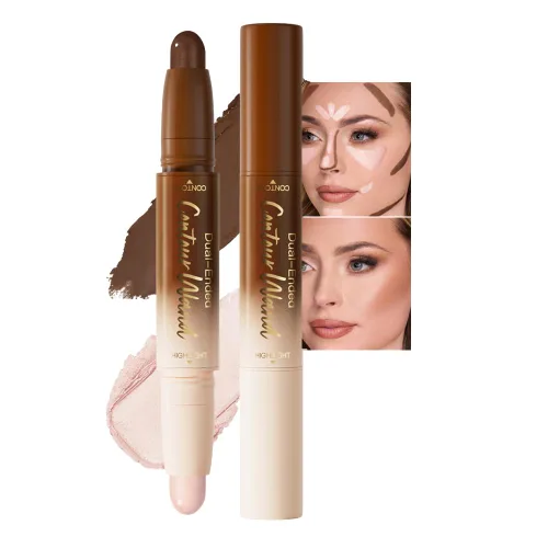 Miniatura 10 de evpct 2En1 Crema Barra de Contorno y Corrector para Maquillaje Facial Kit de Crema para Principiantes Crema de Contorno y Barra de Iluminación Barra