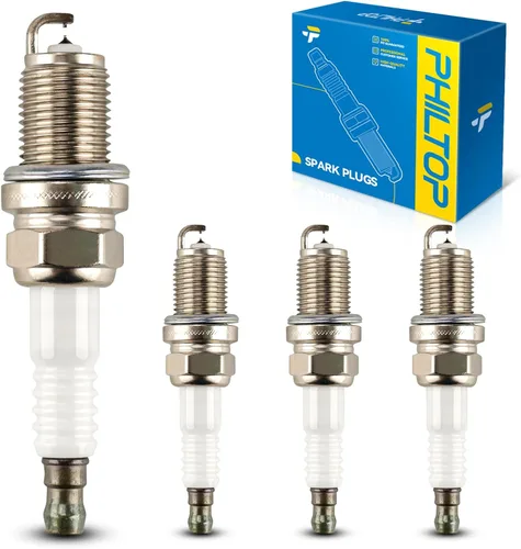 Miniatura 11 de PHILTOP Bujías de Pickup, BPR5EGP de iridio de reemplazo para Pickup 1970-1995, Optima 2001-2006, Sonata 1990-2005, Sentra 1982-1986, Bujías Camry