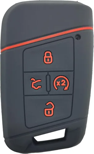 Miniatura 3 de 2 fundas Coolbestda Push Start para llavero con mando a distancia para VW Volkswagen Tiguan Atlas Jetta Passat Golf Alltrack 2019 2020 2021 2022