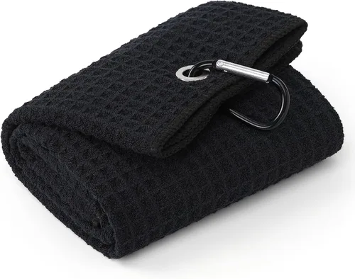 Miniatura 24 de Mile High Life Premium Waffle-Weave Golf Towel 16" X 24" Extra Absorbent & Quick-Dry Ultra-Soft Microfiber Carabiner Clip Multi