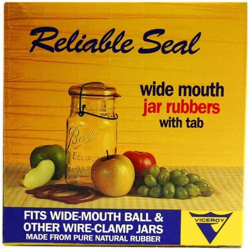 Miniatura 2 de Viceroy Rubber Anillos de goma y plásticos para tarro de enlatado de boca ancha, paquete de 12 unidades.