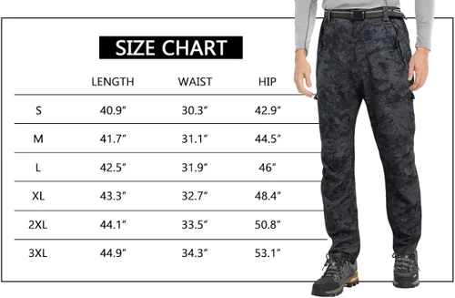 Miniatura 7 de SIKAINI Pantalones tácticos de secado rápido para hombre, ligeros, impermeables, para senderismo, Ripstop, con cinturón