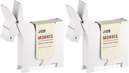 Miniatura 12 de Soporte para notas de la marca Monkey Business en forma de burro. Todos los mensajes del escritorio en un solo lugar, con el diseño en negro