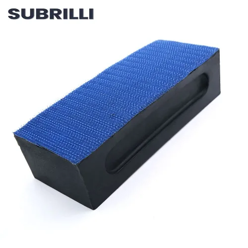 Miniatura 5 de Juego de almohadillas de pulido de mano de diamante 7 piezas con almohadilla de respaldo para pulido de hormigón de mármol de vidrio