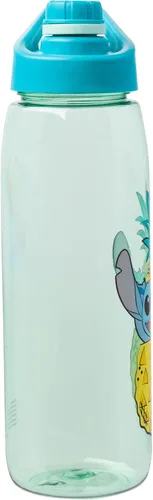 Miniatura 3 de Silver Buffalo Disney Lilo and Stitch Pineapple Pop Up Peek-A-Boo - Botella de agua con tapa de rosca, 28 onzas Piña Peek-A-Boo de Lilo y Stitch