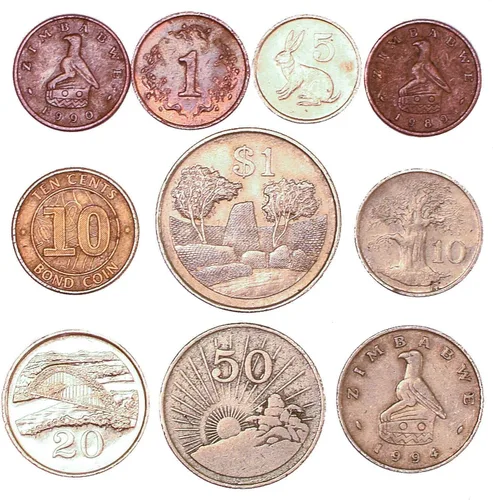 Miniatura 64 de Malta 10 Monedas Mixtas Moneda Maltesa Mils Céntimos Desde 1972