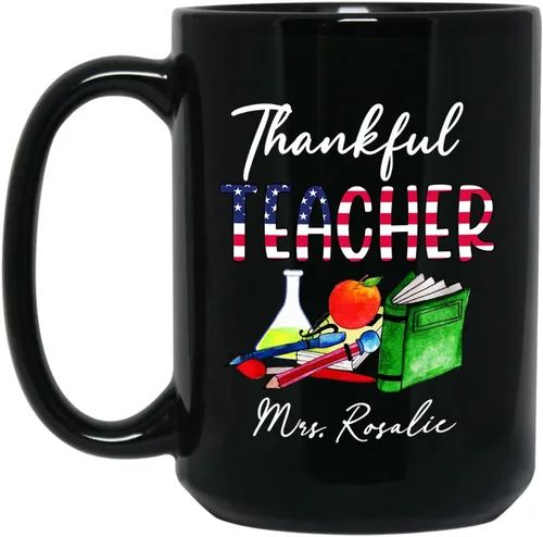 Miniatura 12 de Taza de café personalizada, regalos de agradecimiento al profesor para el mejor profesor, tazas de café con nombre personalizado para profesores