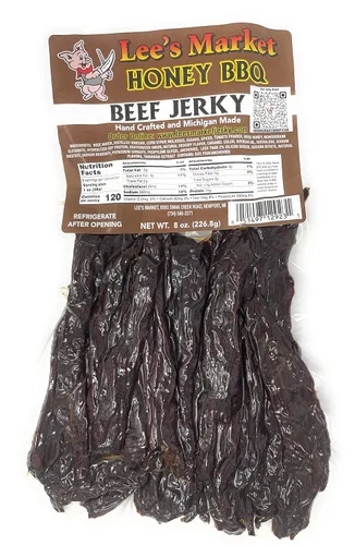 Miniatura 5 de Lee's Market Carne seca de rábano picante - Suave y tierna - Bocadillo saludable bajo en carbohidratos y sin gluten - Apto para paleo y keto