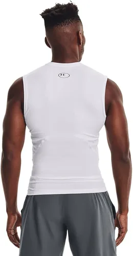 Miniatura 2 de Under Armour HeatGear - Camiseta de compresión sin mangas, para hombre