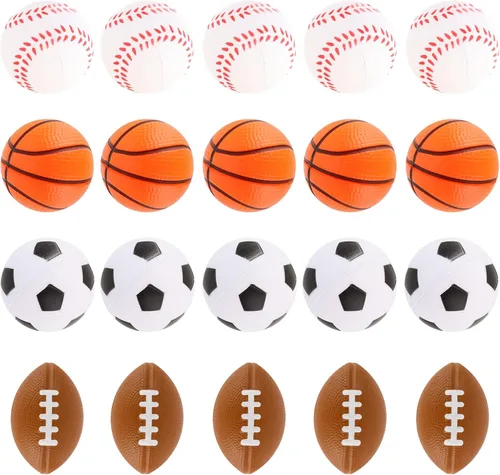 Miniatura 14 de Bolas de estrés de golf mini Hxezoc, 20 paquetes, pelotas de espuma de golf, pelotas deportivas pequeñas de apretar, ansiedad, juguete a granel