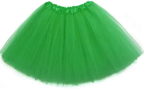 Nicute Falda tutú de 4 capas para mujer, falda corta de tul elástica, falda colorida para correr, disfraz de fiesta para adultos