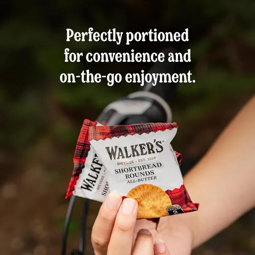 Miniatura 4 de Walker's Shortbread Rounds, Galletas Shortbread de Mantequilla Pura, Paquete Individual, 1.2 Oz (Paquete de 22)